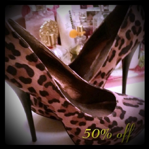 Charlotte Russe Shoes - Sz 7 Cheetah Leopard Stilettos High Heels